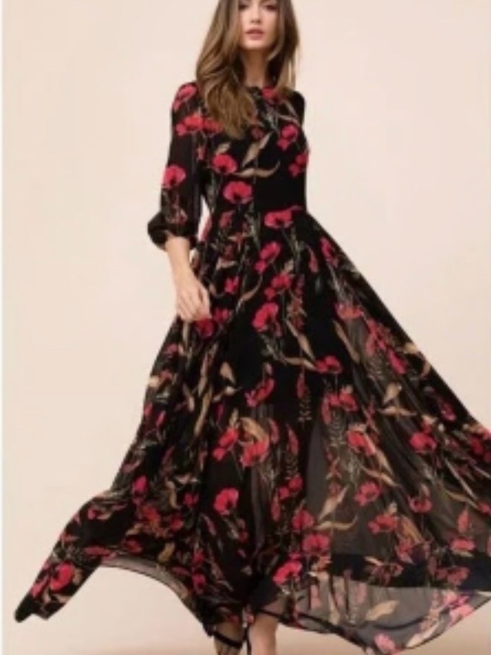 Yumi Kim Black Maxi Dress